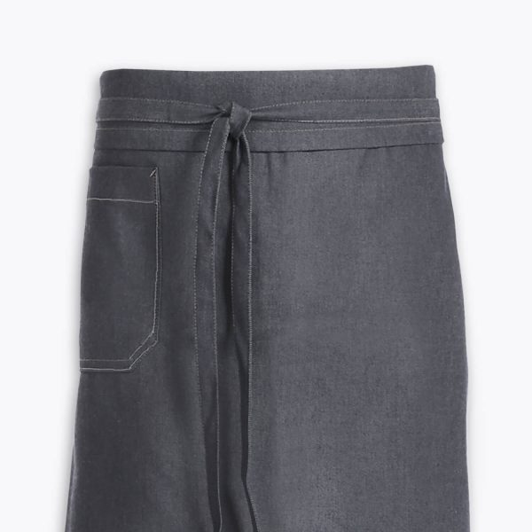 Nybo Forklæde / Forstykke med sidelomme - Grå - Image 2