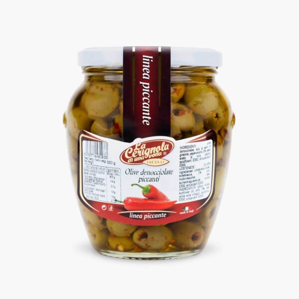 La Cerignola di una Volta Olive denocciolate piccanti